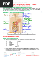 Chapitre 9 Alimentation Et Digestion Chez L Homme Corrige2