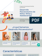 Taller Desarrollo Psicoevolutivo de Niños, Niñas y Adolescentes