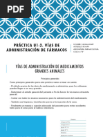 PRÁCTICA U1-2. Vías de Administración de Fármacos