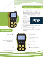 Detector Multi-Gas Portátil (O2, CO, H2S, LEL) BH-4A