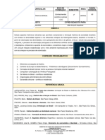 Ementario Historia Nova Versao Historia Curriculo Novo