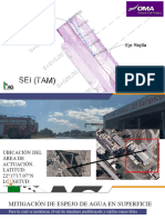 Colocación de Rejilla para Alivio Pluvial de Plataforma SEI - Aero Tampico - Mexico.