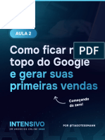 Aula 2 - Como Ficar No Topo Do Google