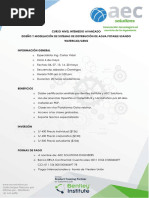 Curso Nivel Intemedio Avanzado Watercad 6 Mayo