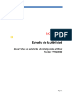 Modelo de Estudio de Factibilidad de Un Proyecto - Revisado