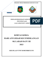 Kertas Kerja Hari Anugerah Kecemerlangan Skldiii