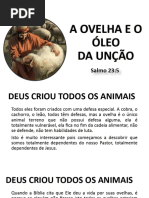 A Ovelha e o Óleo Da Unção