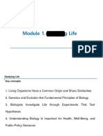 Module 1. Studying Life