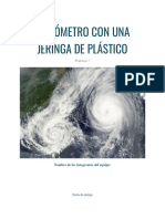 Práctica 8 - MANÓMETRO CON UNA JERINGA DE PLÁSTICO