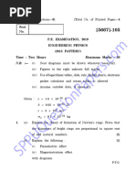 Be - First Year Fe Engineering - Semester 2 - 2019 - November - Engineering Physics Pattern 2015