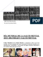 Día Mundial de La Salud Mental