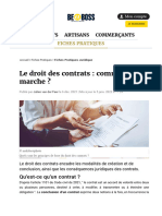 Quels Sont Les Principes de Base Du Droit Des Contrats ?