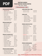 Price List Umum 10 Maret 2024