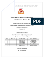 Microproject Format For EGM