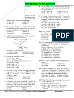 NFTS 3.0 Thermodynamics Assignment