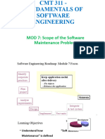 MOD 7 - Scope of The Software Maintenance Problem