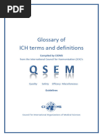 Glossary ICH