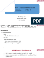 19ECE304 - Chapter 3,5 - ARM