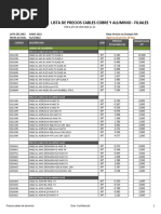 Lista Precios Ecuacable - Filiales Junio 2022