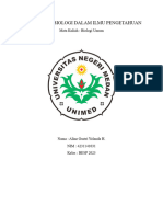 Kedudukan Biologi Dalam Ilmu Pengetahuan