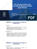 Clase #5 TEL203-2023 TALLER DE INSTALACIONES ELÉCTRICAS