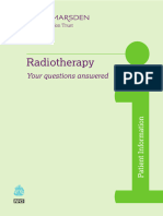 Radiotherapy Your Questions Answered