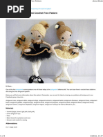 Ballerina Doll Amigurumi Crochet Free Pattern