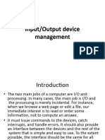 Io Device Management