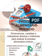 Evaluacion Del Proceso Alimentario-Nutricio