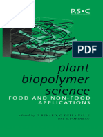 Plant Biopolymer Science - Food and Non-Food Applications (Special Publication)