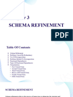 Schema Refinement