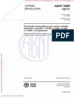 NBR 15777 - Convenções Topográficas para Cartas e Plantas Cadastrais - Escalas - Procedimento