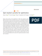 Spin-Neutral Currents For Spintronics: Article