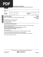 Cambridge International Advanced Subsidiary and Advanced Level