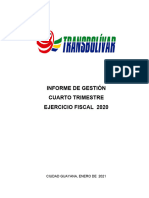 INFORME 4to TRANSBOLIVAR 2020