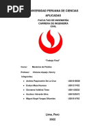 Trabajo de Mecanica de Fluidos 2022