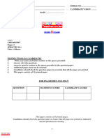 Chemistry Practical Exam 8 Questions