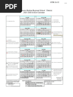 2025-2026 School Calendar