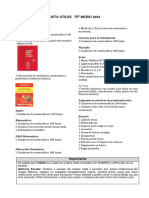 Lista de Utiles 4to Medio