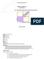 Proiect Progresie Geometrica