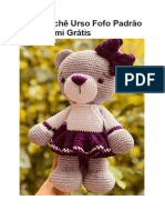 PDF Croche Urso Fofo Padrao Amigurumi Gratis