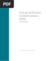 GUIA - SSO - 003 Guía de Verificación y Revisión Estatus WRAC