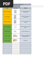 8) Planilha de Compras de Materiais e Acabamentos