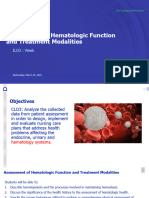 Week 5 Hematology 1