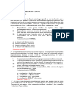 Empreendedorismo Criativo Revisão Atividade