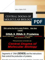 Biology 2 CENTRAL DOGMA OF MOLECULAR BIOLOGY