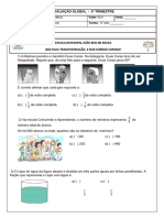 Avaliação Global 6º Ano - Matemática