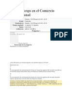 Pago y Riesgo en El Comercio Internacional - Examen Uidad1