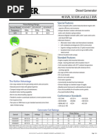 40 - 50 - 63kVA Spec Sheet