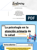 La Psicología en La Atención Primaria de La Salud V